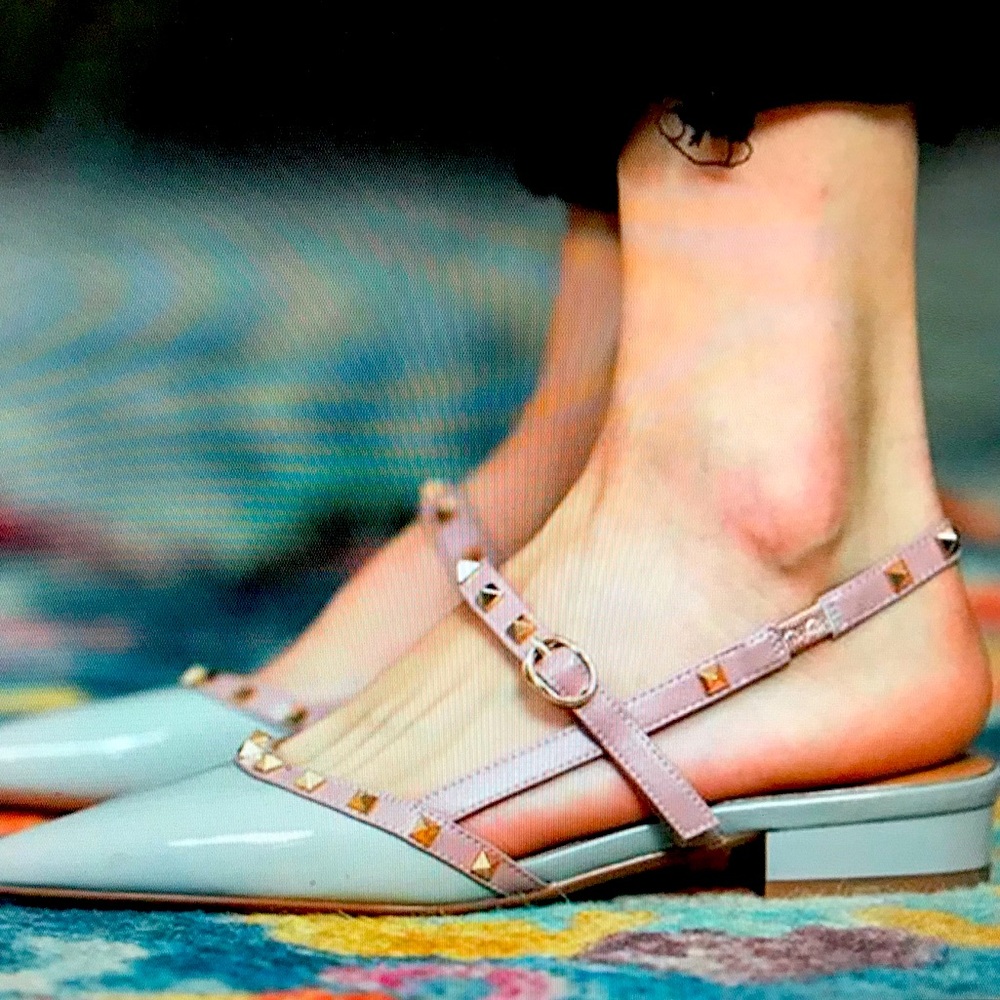 Sling flats bearded shoe
